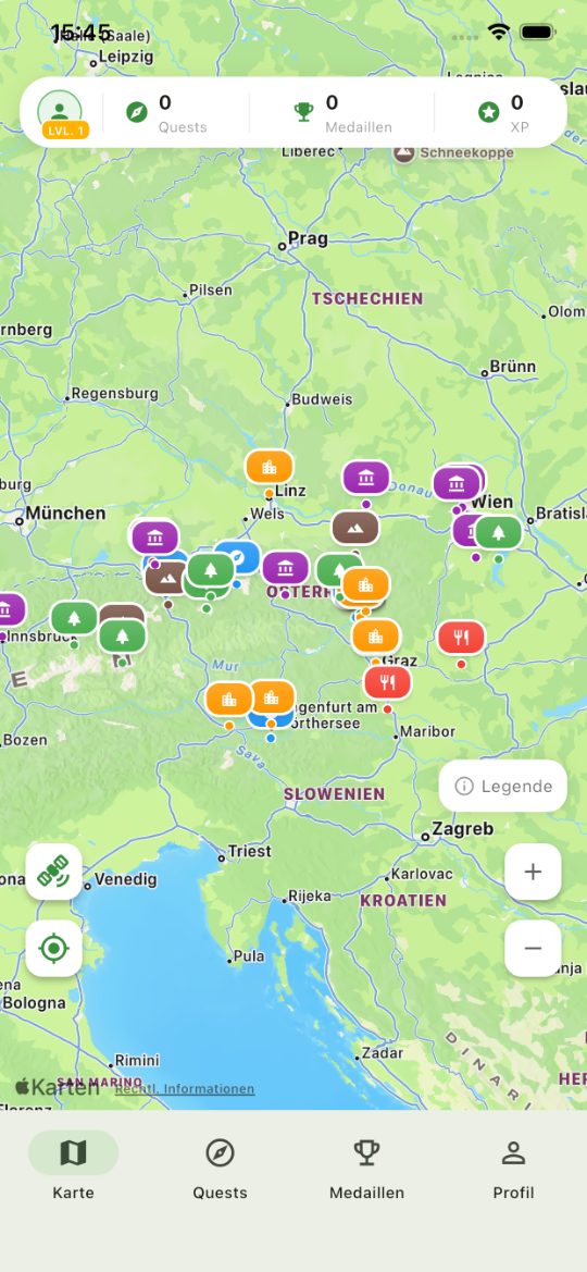 WayQuest Karte